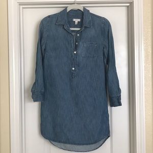 J. Crew size 0 chambray dress
